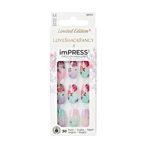 LoveShackFancy X imPress Press On Nail Manicure Set Lilac Crush 88901